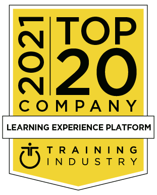 Top 20 Learning Experience Platform badge